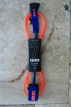 Load image into Gallery viewer, FCS Essential Regular Leash Blood Orange/ Navy
