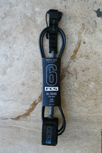 Load image into Gallery viewer, FCS Essential Regular Leash Black/ Grey