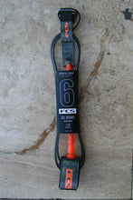 Load image into Gallery viewer, FCS Essential Regular Leash Charcoal/ Blood Orange