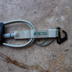 FCS Essential Competition Leash Warm Grey/ Iceberg Green