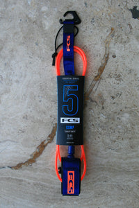 FCS Essential Competition Leash Blood Orange/ Navy