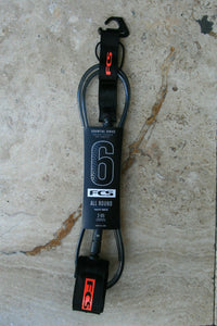 FCS Essential Regular Leash Flame Red