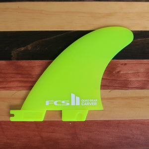 FCS II Carver Neo Glass Quad Rear Fins