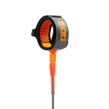 Load image into Gallery viewer, FCS Essential Regular Leash Charcoal/ Blood Orange
