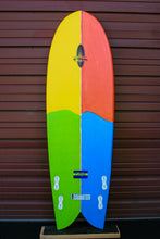 Load image into Gallery viewer, FOIL 5&#39;10&quot; Calypso Retro Fish
