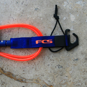 FCS Essential Competition Leash Blood Orange/ Navy