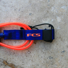 Load image into Gallery viewer, FCS Essential Regular Leash Blood Orange/ Navy
