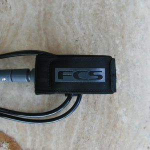 FCS Essential Competition Leash Black/ Grey