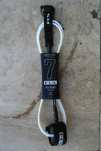 Load image into Gallery viewer, FCS Essential Regular Leash White/ Black
