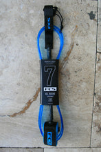 Load image into Gallery viewer, FCS Essential Regular Leash Blue/ Black
